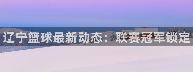 辽宁篮球最新动态：联赛冠军锁定