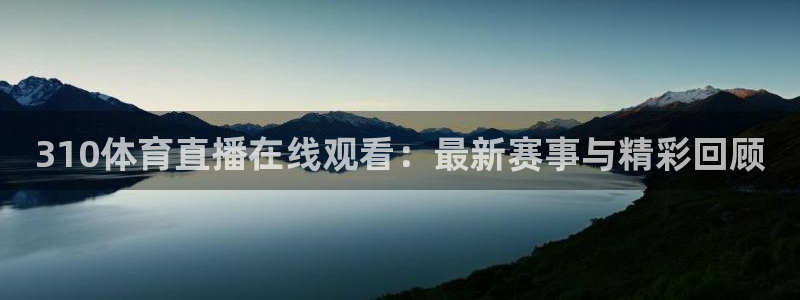 310体育直播在线观看：最新赛事与精彩回顾